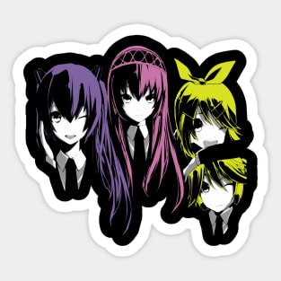 Vocaloids Japan Virtual Idols Sticker